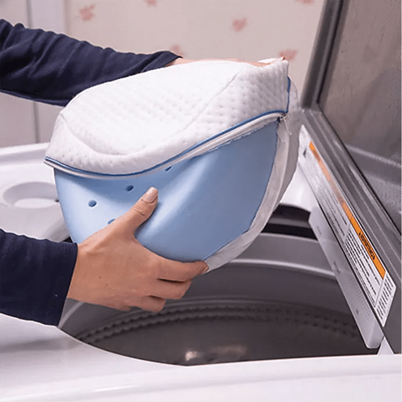 Coussin Orthopédique Genoux en Mousse à Mémoire de Forme – Alignement Colonne Vertébrale, Soulagement Sciatique - LARANA