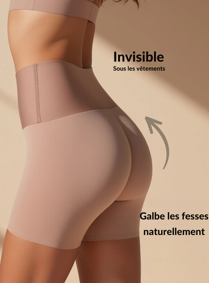 Shorty gainant invisible – galbe naturel & effet ventre plat