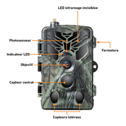 Caméra de Chasse 4K Connectée Avec Alertes SMS et MMS - Larana