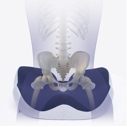 Coussin Lombaire Ergonomique pour Chaise de Bureau – Mousse à Mémoire de Forme, Soulagement des Douleurs Dorsales - LARANA