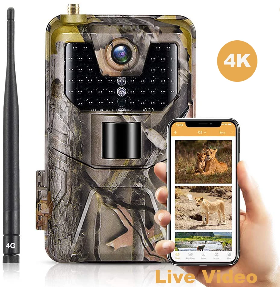 Caméra de Chasse 4K - WiFi, Bluetooth & Vision Nocturne | Larana