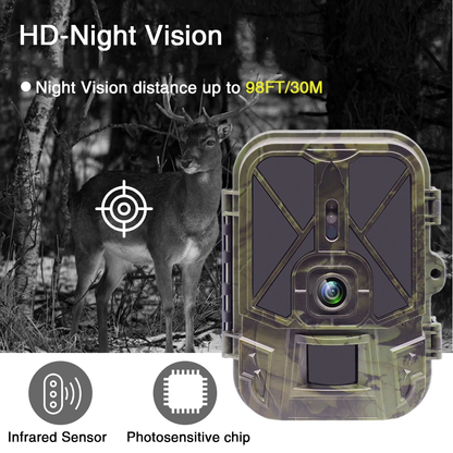 Caméra de Chasse 4G HD - Vision Nocturne & Batterie 8000mAh | Larana