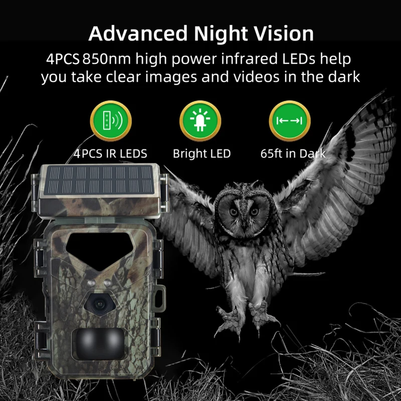 Caméra de Chasse 20MP HD - Détection 0.3s & Vision Nocturne | Larana