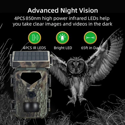 Caméra de Chasse 20MP HD - Détection 0.3s & Vision Nocturne | Larana