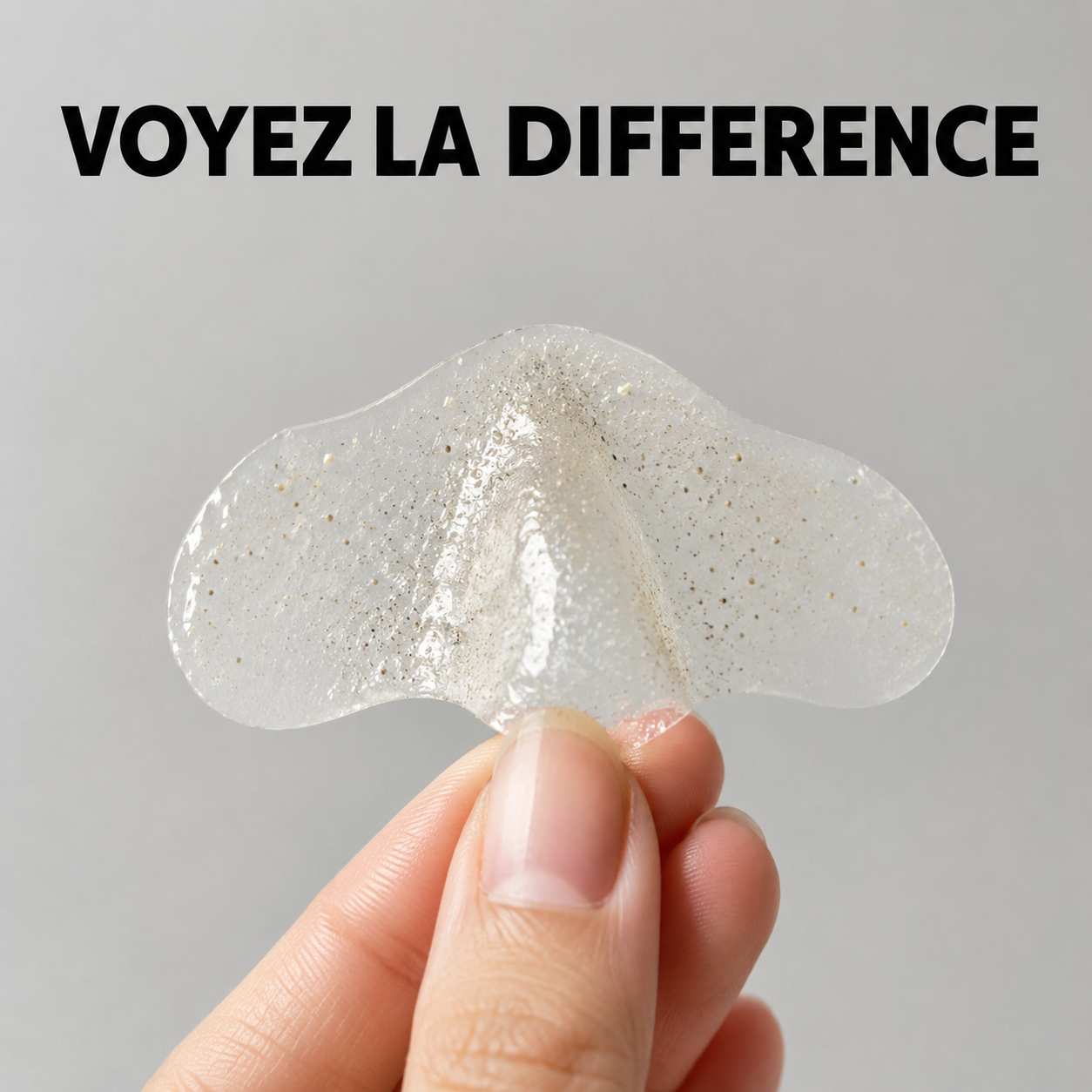 Patch usé révélant les impuretés