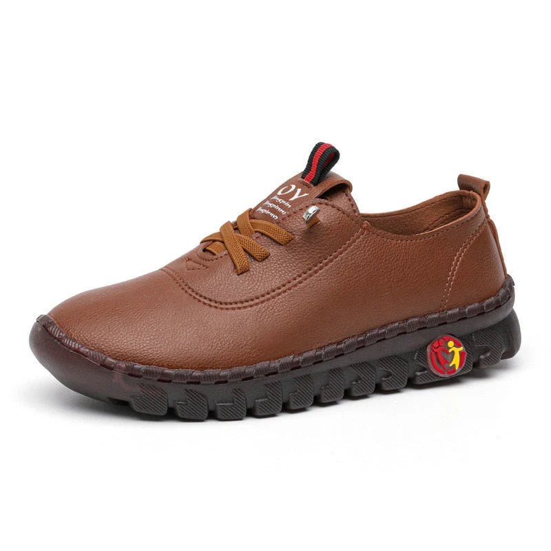 Mocassins Orthopédiques en Cuir Souple pour Femme – Légers, Confortables, Soutien de la Voûte Plantaire - LARANA